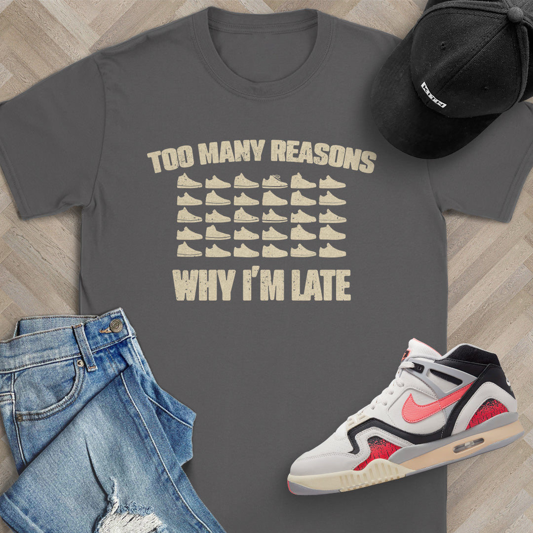 Too Many Reasons Why I'm Late T-Shirt