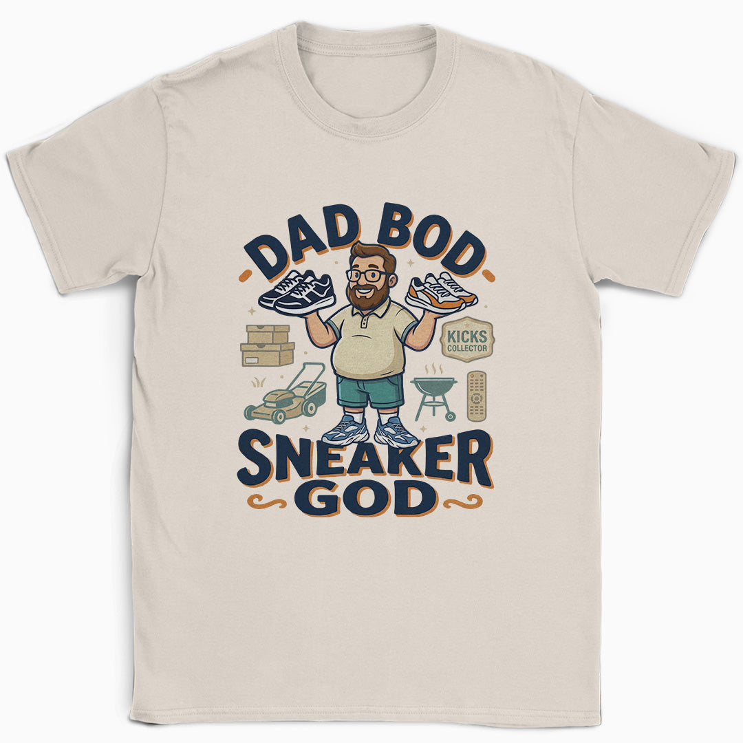 Dad Bod Sneaker God T-Shirt