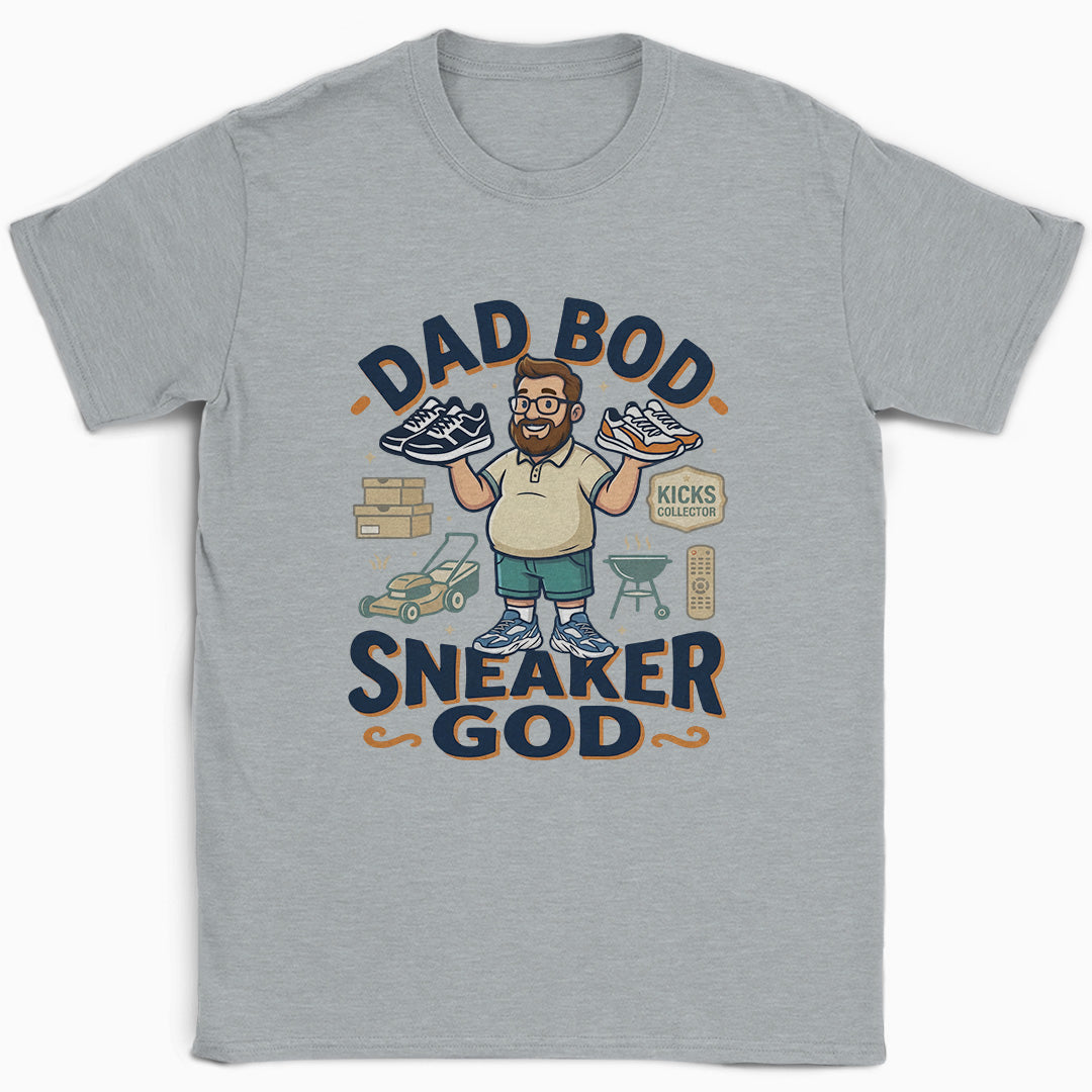 Dad Bod Sneaker God T-Shirt
