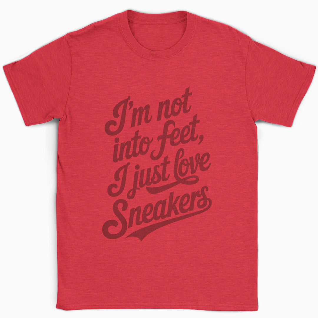 I'm Not Into Feet Script T-Shirt