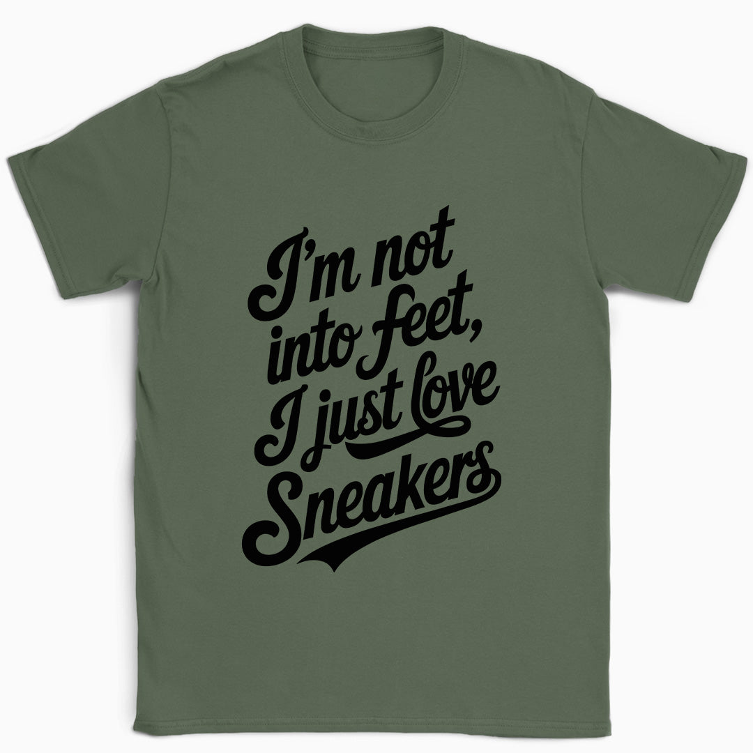 I'm Not Into Feet Script T-Shirt