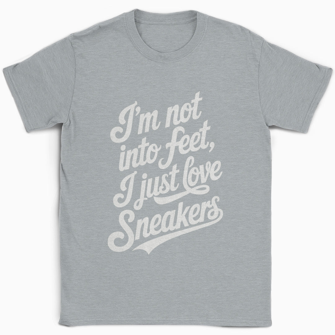 I'm Not Into Feet Script T-Shirt