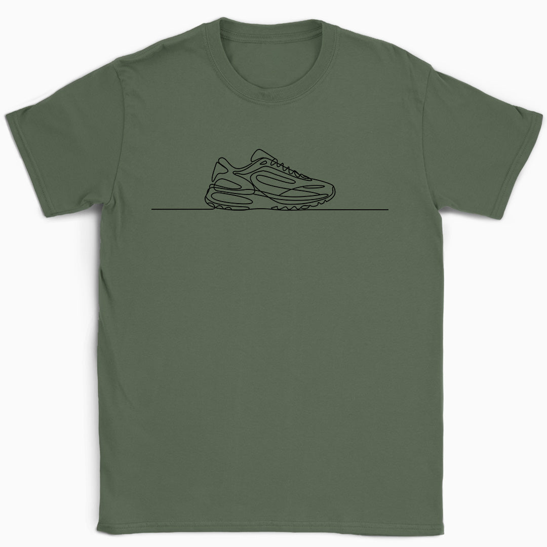 Sneaker Line Art T-Shirt
